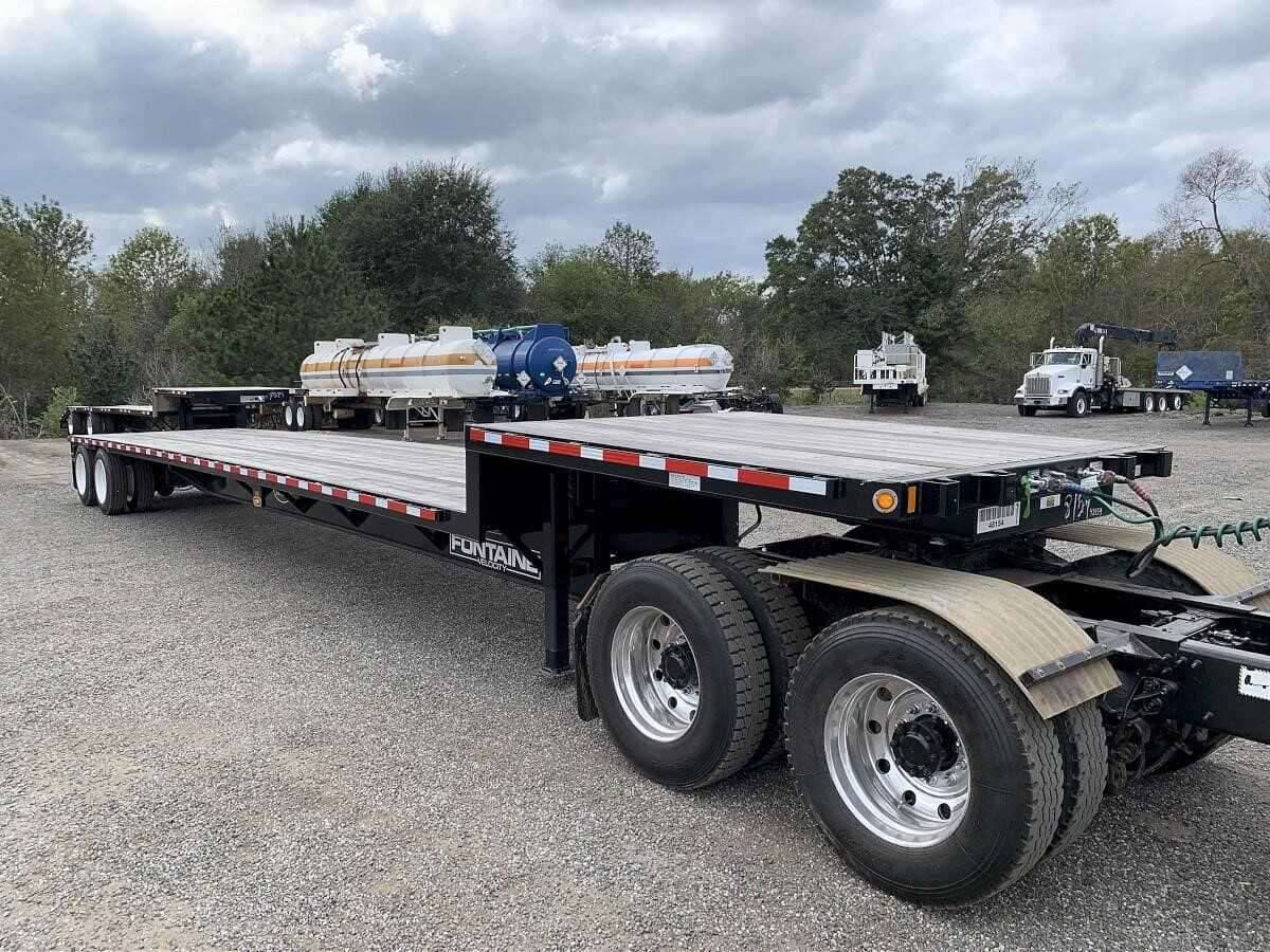 Used 2022 FONTAINE CLOSED TANDEM AXLE DROP DECK Drop Deck in Longview, TX image 1