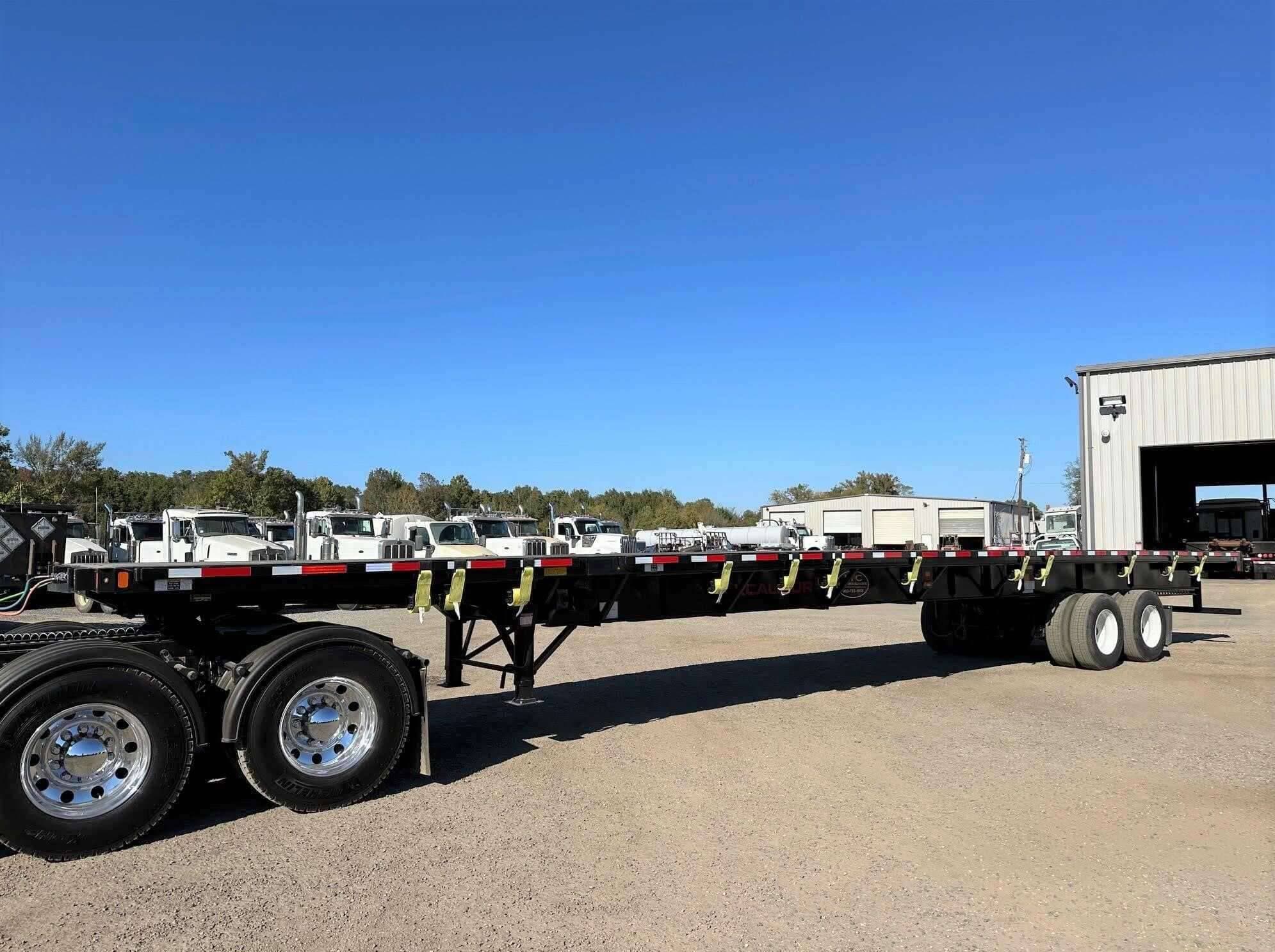 Used 2024 FONTAINE 53-90 EXTENDABLE FLATBED Flatbed Trailer in Longview, TX image 5