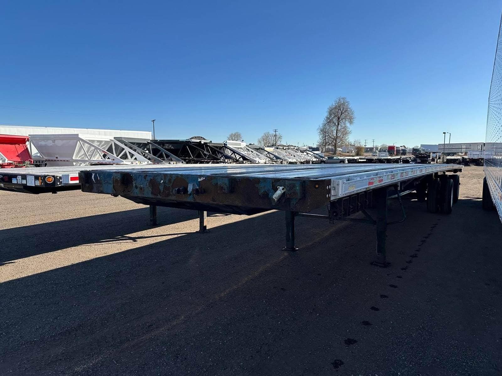 2014 Great Dane Freedom LT 53x102 Aluminum Flatbed Trailer - Air Ride, Fixed Spread Axle image 2