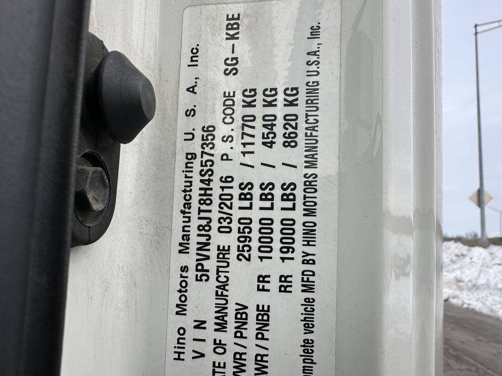 2017 Hino 268A image 12