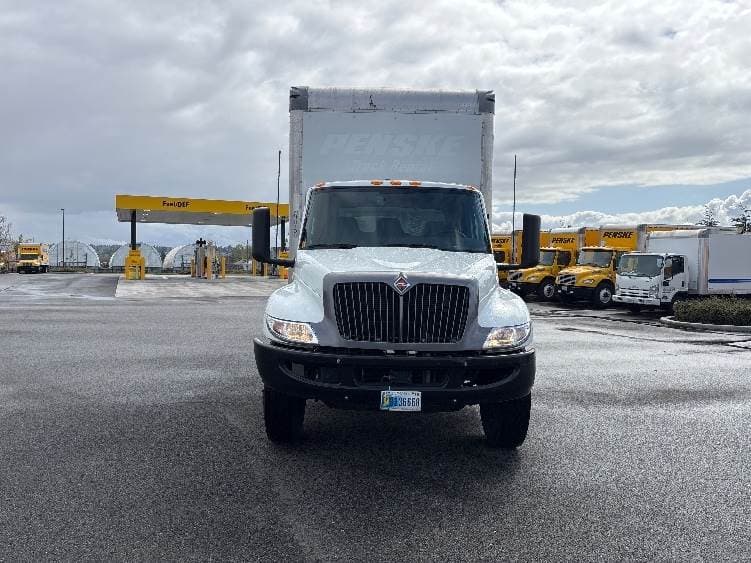 2022 International MV607 Box Truck - 220HP, 6 Speed Automatic, Roll up Door image 2