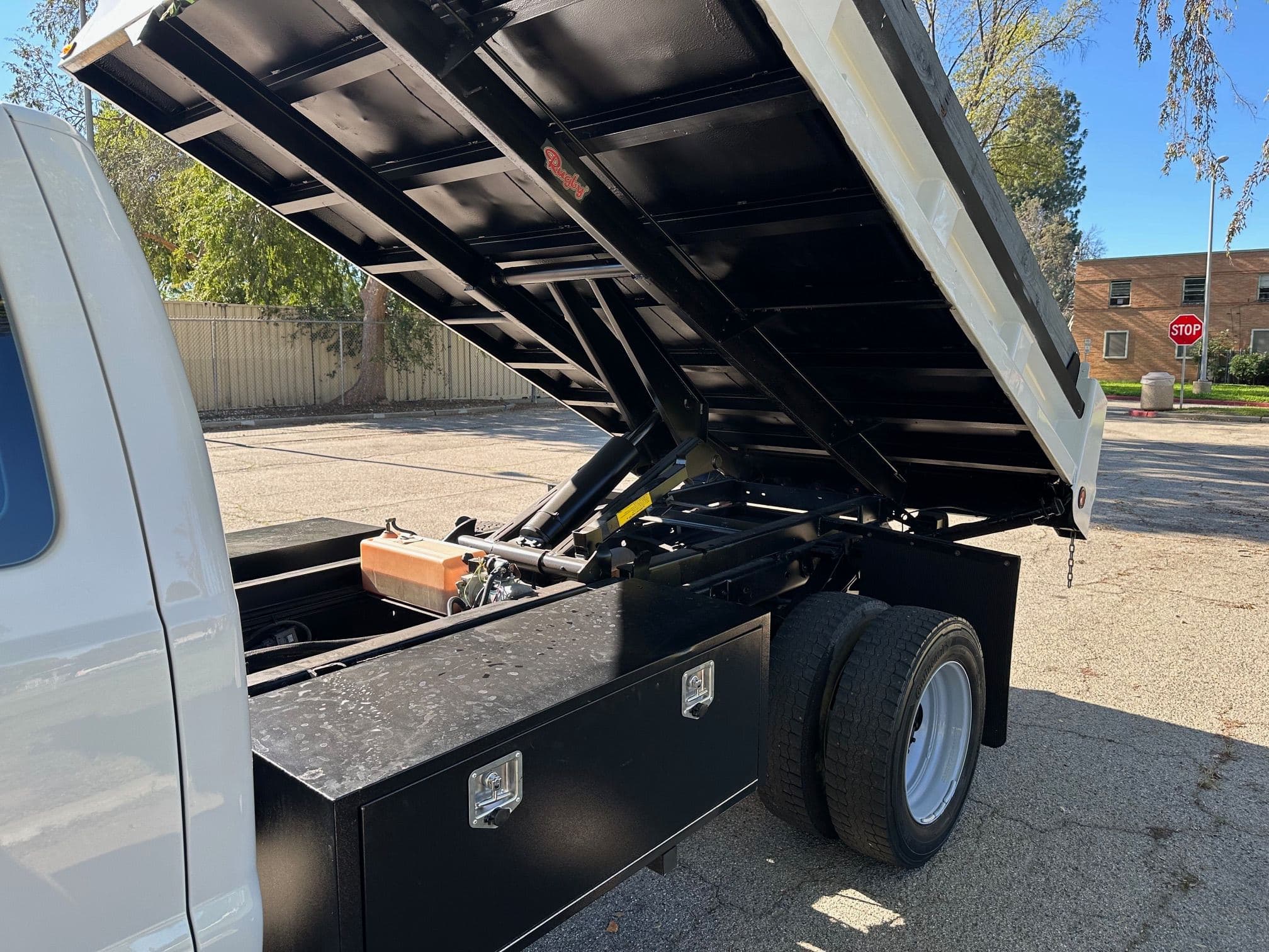 2016 FORD F550 SD 4x4 Extra Cab Gravel Dump Truck 13493 image 5