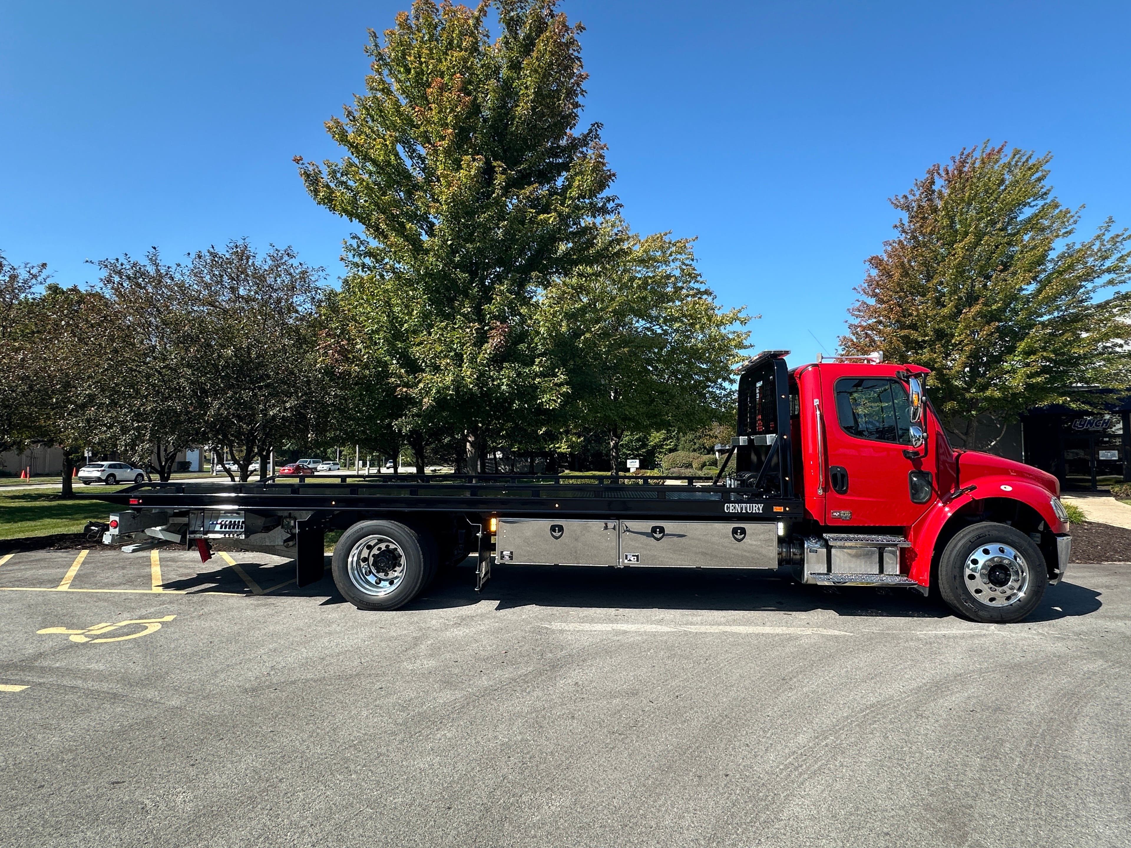 2025 Freightliner M2 106 Medium Duty WITH A CENTURY 24' STEEL CARRIER  (SK#: 6037C) image 7