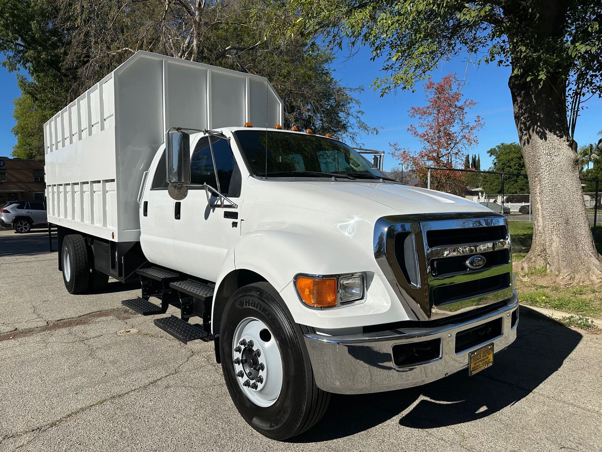 2015 FORD F650 SD Crew Cab Chipper Dump 13409 image 11