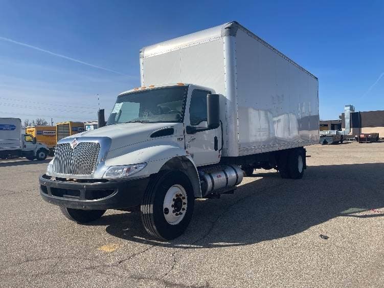 2022 International MV607 Box Truck - 240HP, 6 Speed Automatic, Roll up Door image 1