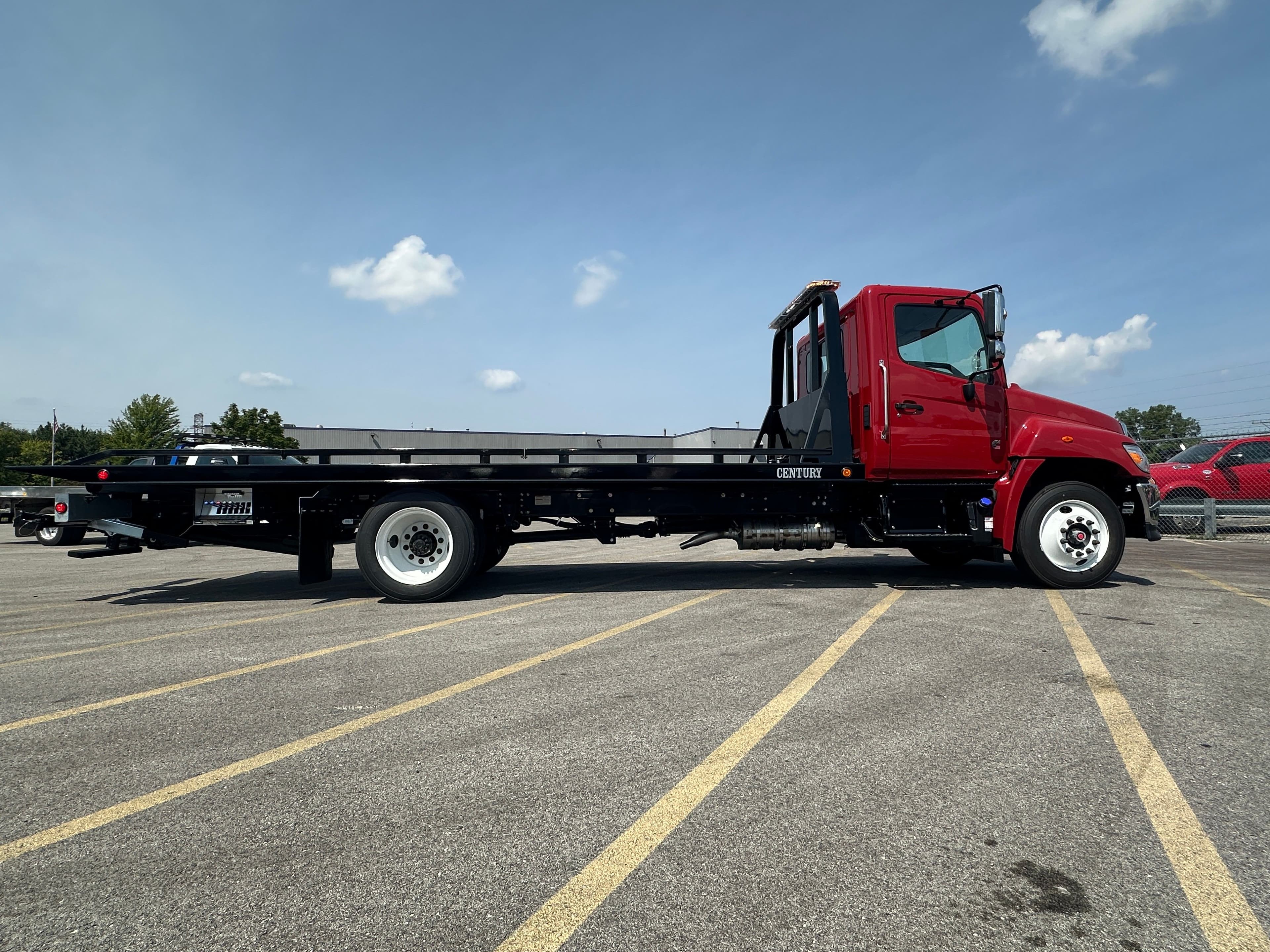 2025 Hino L6 WITH A CENTURY 21.5' STEEL CARRIER  (SK#: 6263C)  image 8