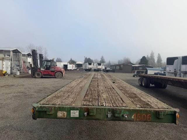 1988 Great Dane 45x96 Steel Flatbed Trailer - Spring, Fixed Axle image 8