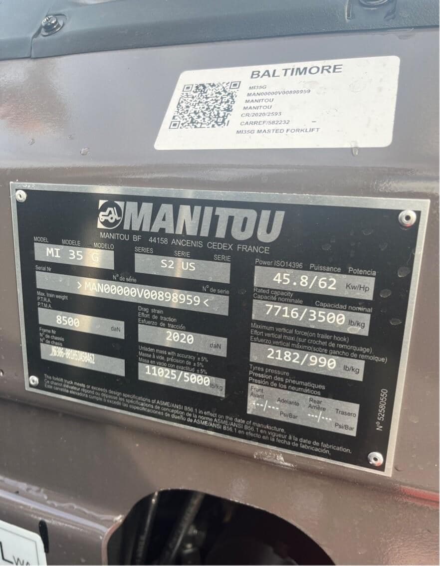 2023 MANITOU MI35G FL8959 image 7