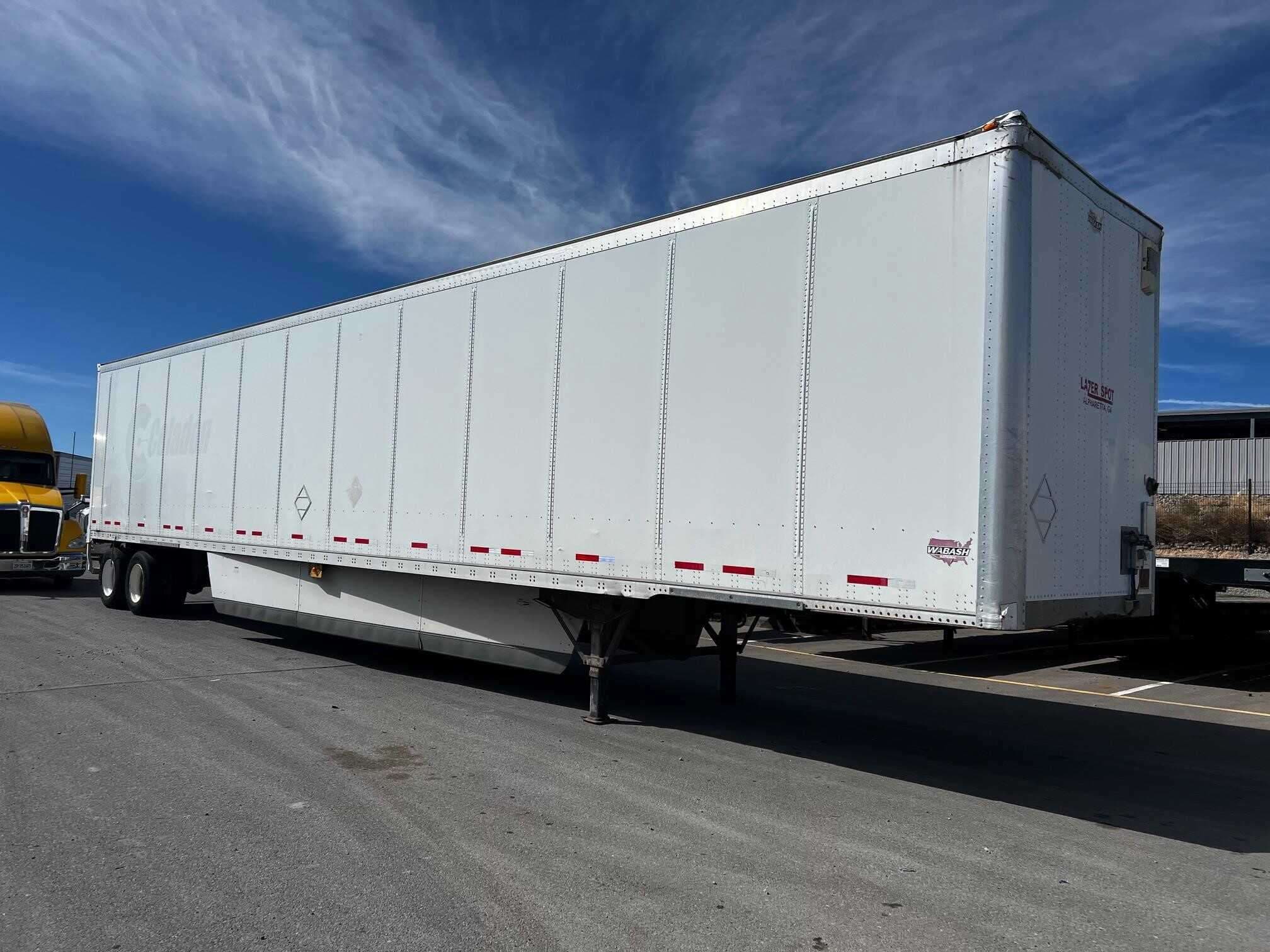 Used 2014 WABASH 53` AIR RIDE DURAPLTE DRY VAN, SWING DOORS, ALUM R Dry Van Trailer in Henderson, CO image 1