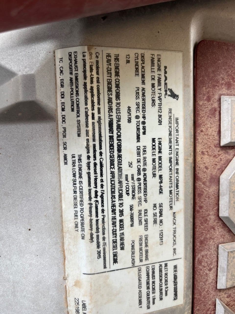 2016 Mack CXU (Pinnacle) image 7