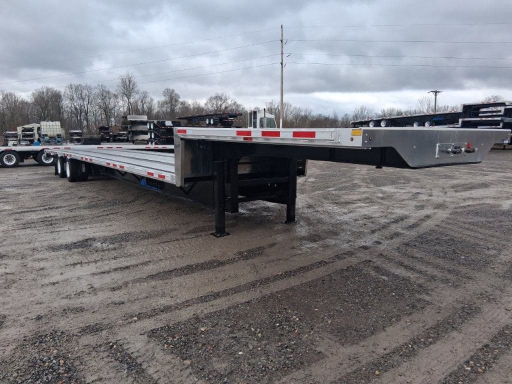 2027 Wabash 53' Combo Drop Deck on 17.5's with RAS image 2