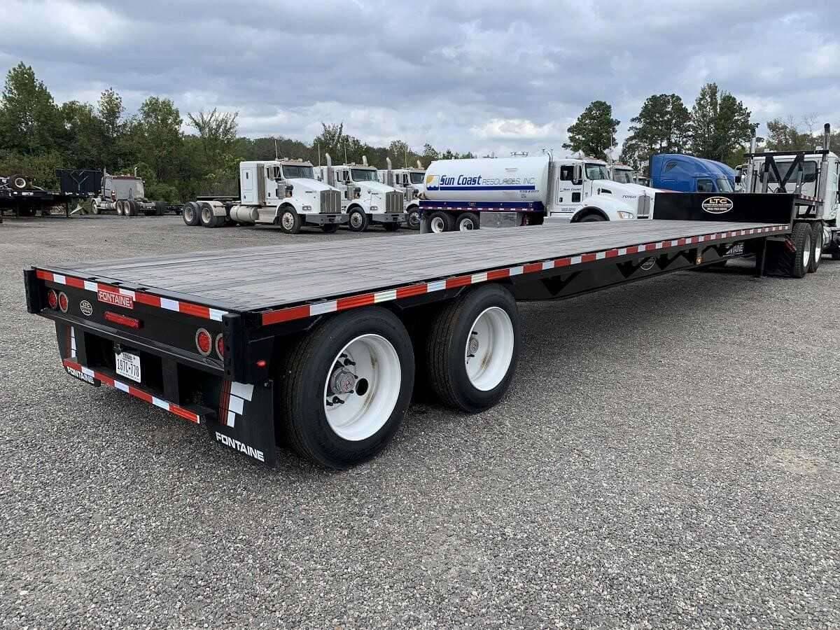 Used 2022 FONTAINE CLOSED TANDEM AXLE DROP DECK Drop Deck in Longview, TX image 2