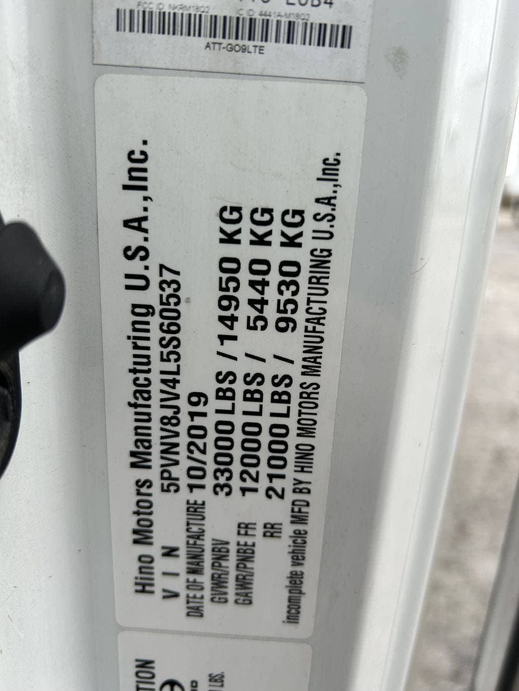 2020 Hino Conventional Type Truck image 14