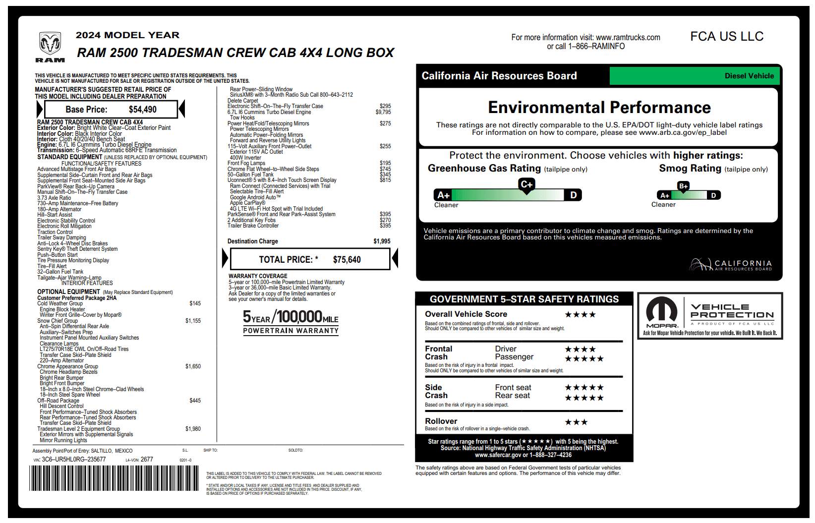 2024 RAM 2500 Tradesman - Service Utility Truck - 4WD 6.7L I6 Cummins image 34