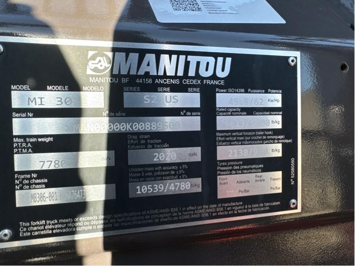 2023 MANITOU MI30G FL9500 image 10