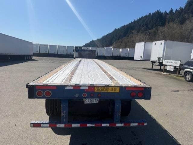 2013 Great Dane 53x102 Combination Flatbed Trailer - Spring, Sliding Axle image 1