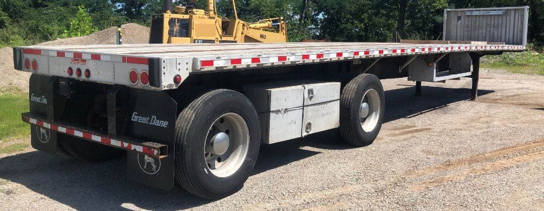 2012 Great Dane 48x102 Flatbed Trailer image 3
