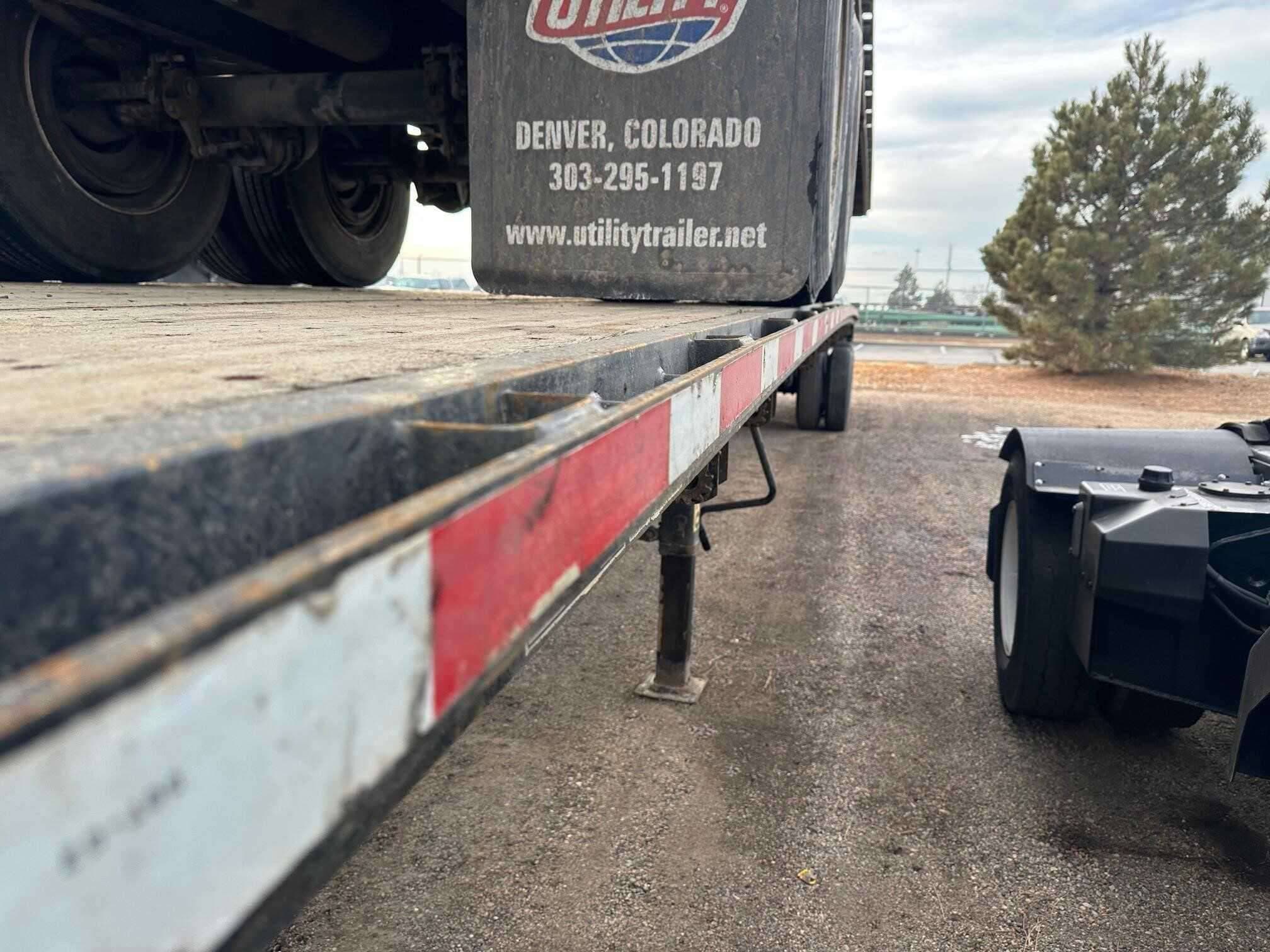 Used 2018 FONTAINE 48' VELOCITY STEEL FLATBED, CLOSED TANDEM, SPRING Flatbed Trailer in Henderson, CO image 7