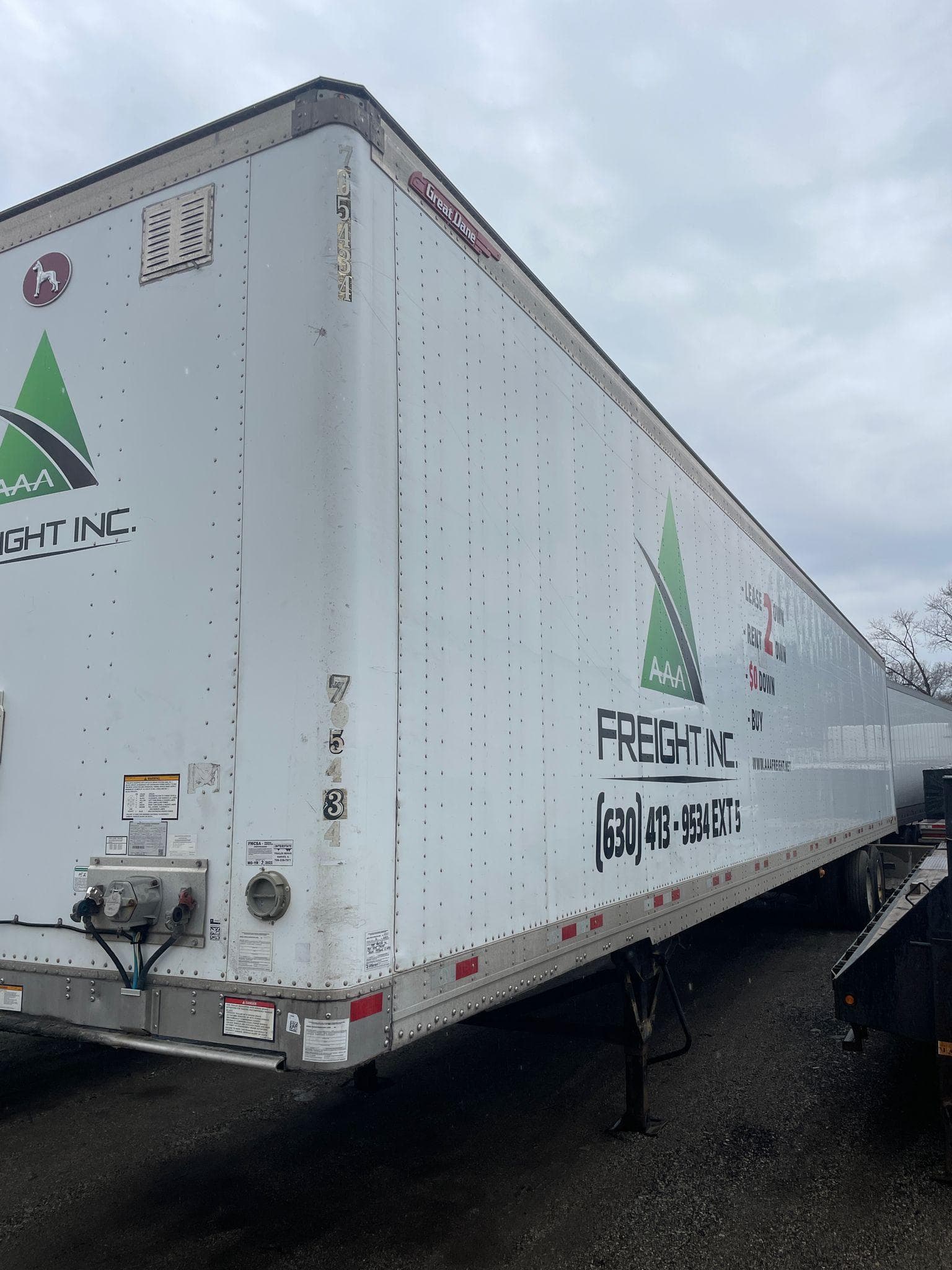 2017 Great Dane 53` Dry Van image 1