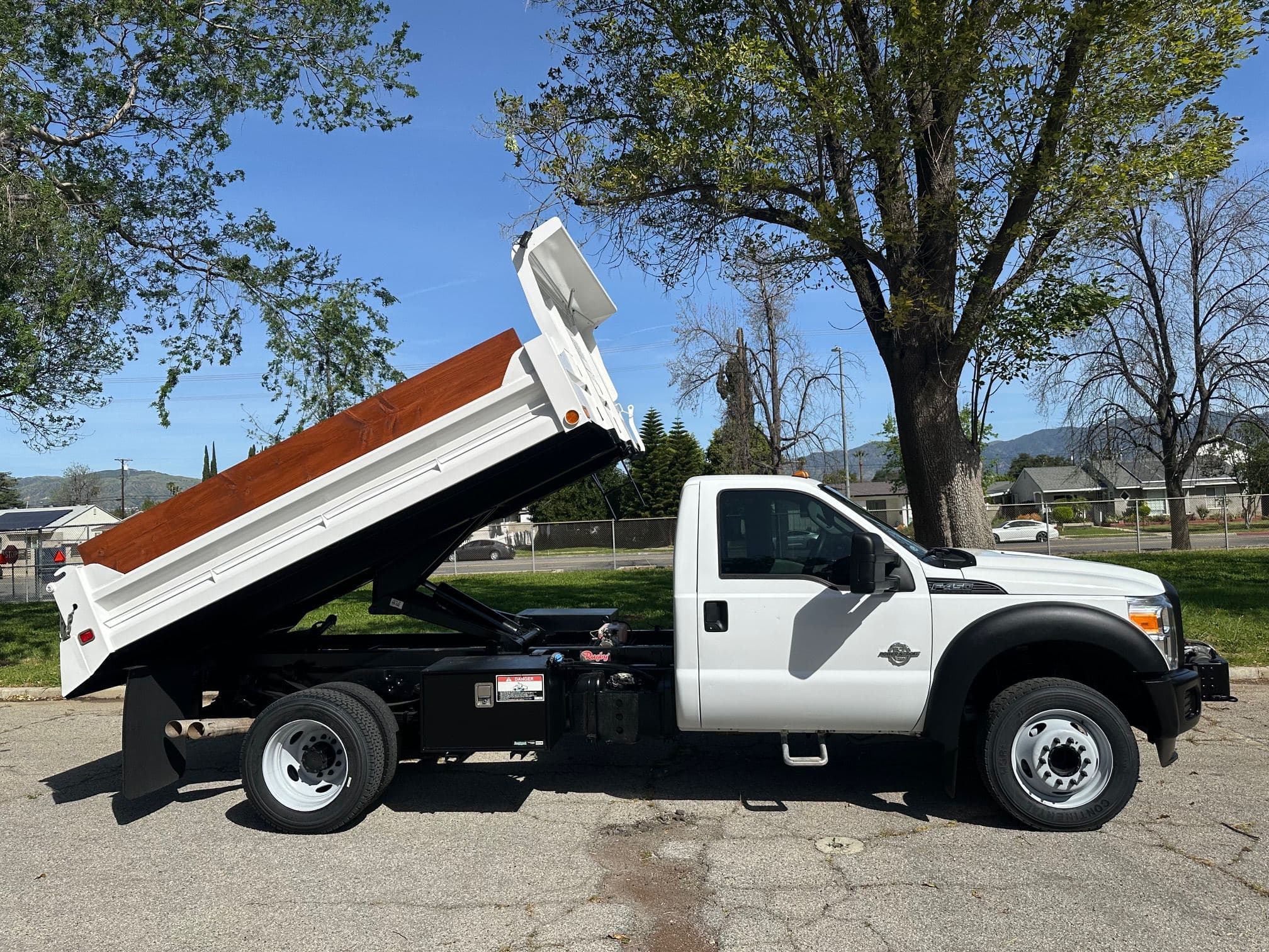 2011 Ford F-450 Gravel Dump Truck image 3