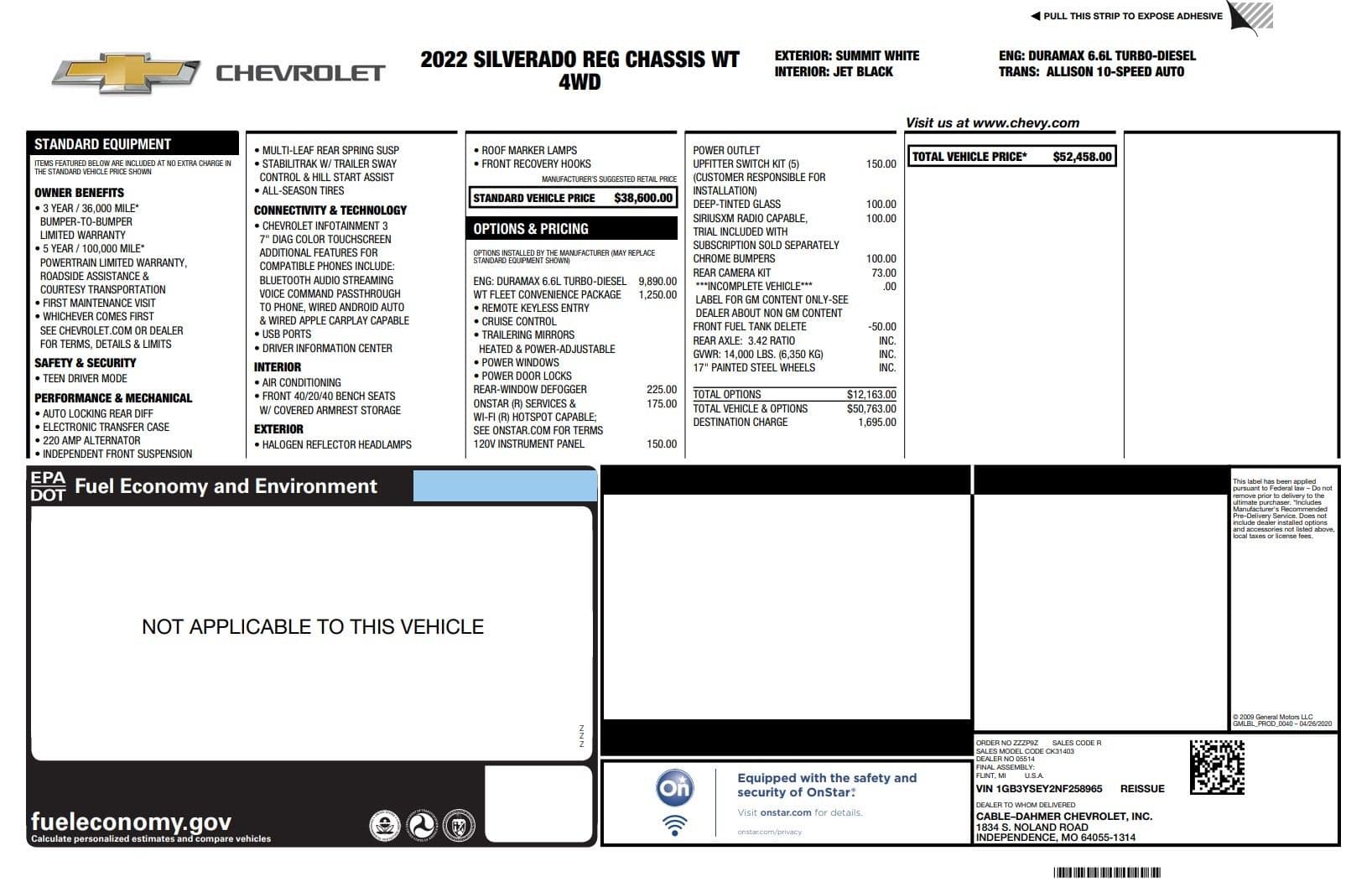 2022 Chevrolet Silverado 3500 HD - Service Utility Truck - 4WD 6.6L V8 Duramax image 41