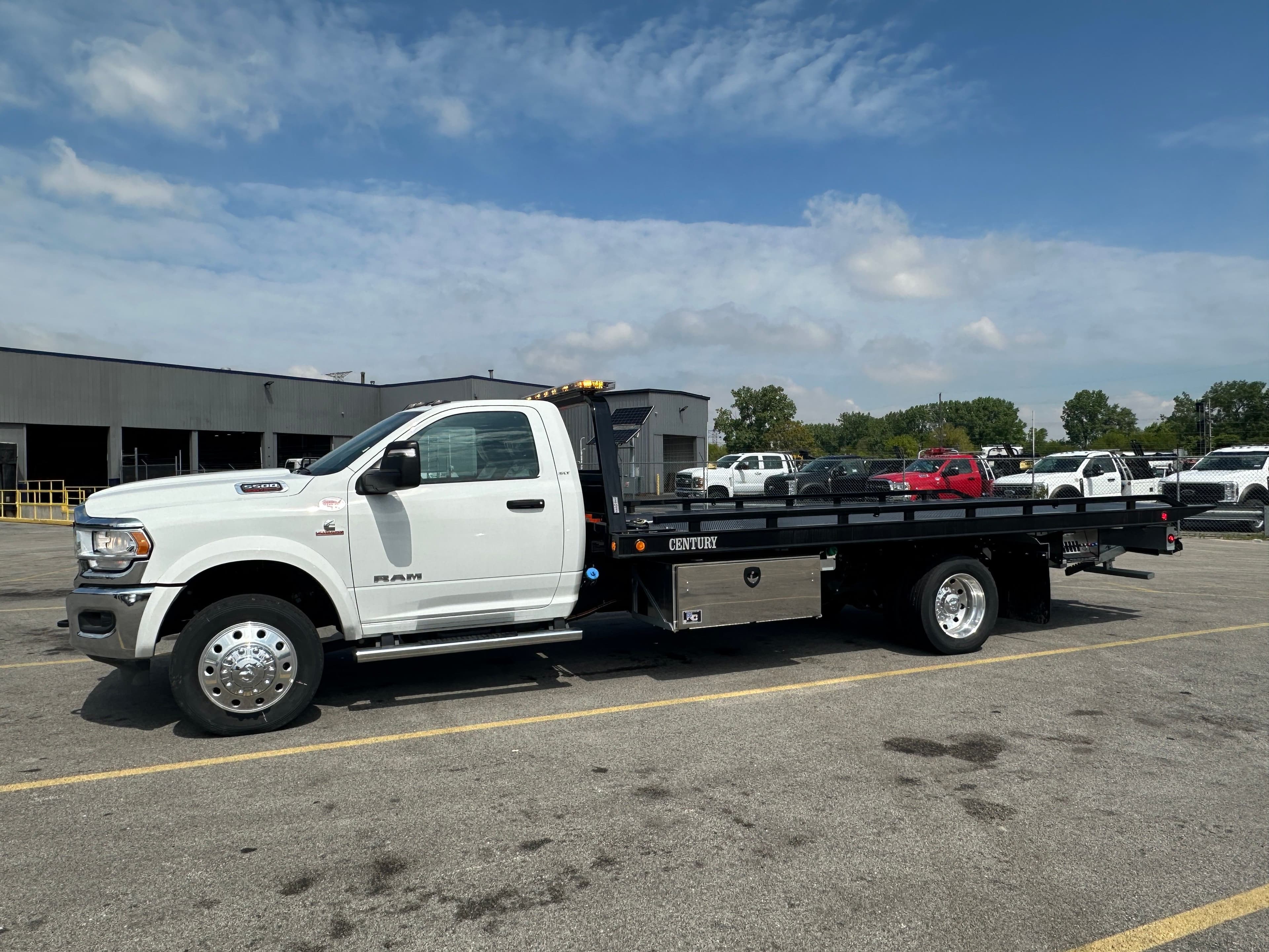 2024 Ram 5500 Chassis WITH A CENTURY 19.5' STEEL CARRIER  (SK#: 5974C)  image 2