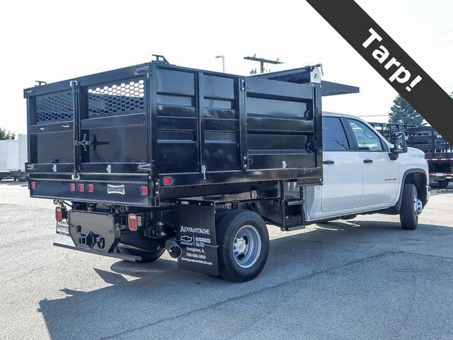 2024 Chevrolet Silverado 3500HD Work Truck 9' Landscape Dump image 3