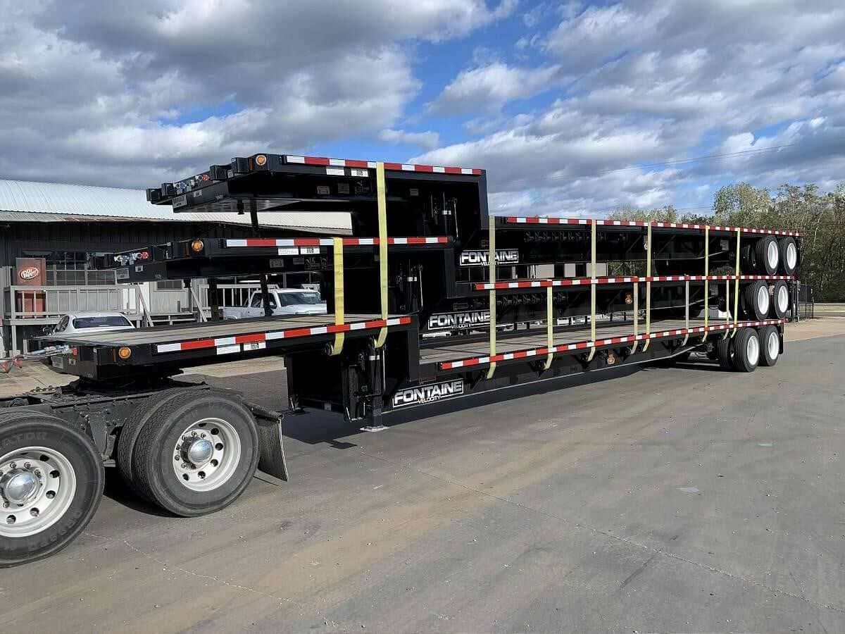 Used 2022 FONTAINE 48' FIXED TANDEM AXLE DROP DECK Drop Deck in Longview, TX image 5