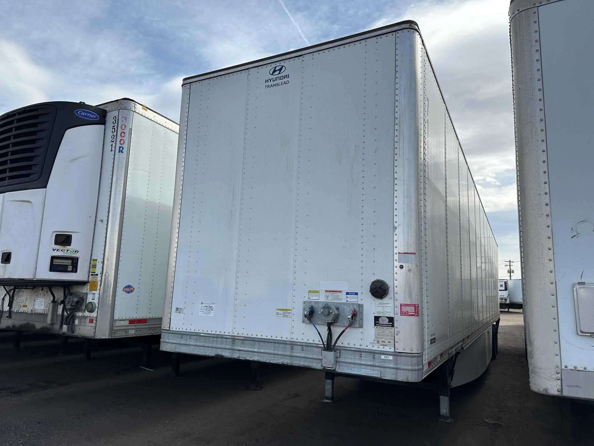 Used 2024 HYUNDAI LATE MODEL 53` AIR RIDE DRY VAN W SWING DOORS, ALU Dry Van Trailer in Henderson, CO image 6