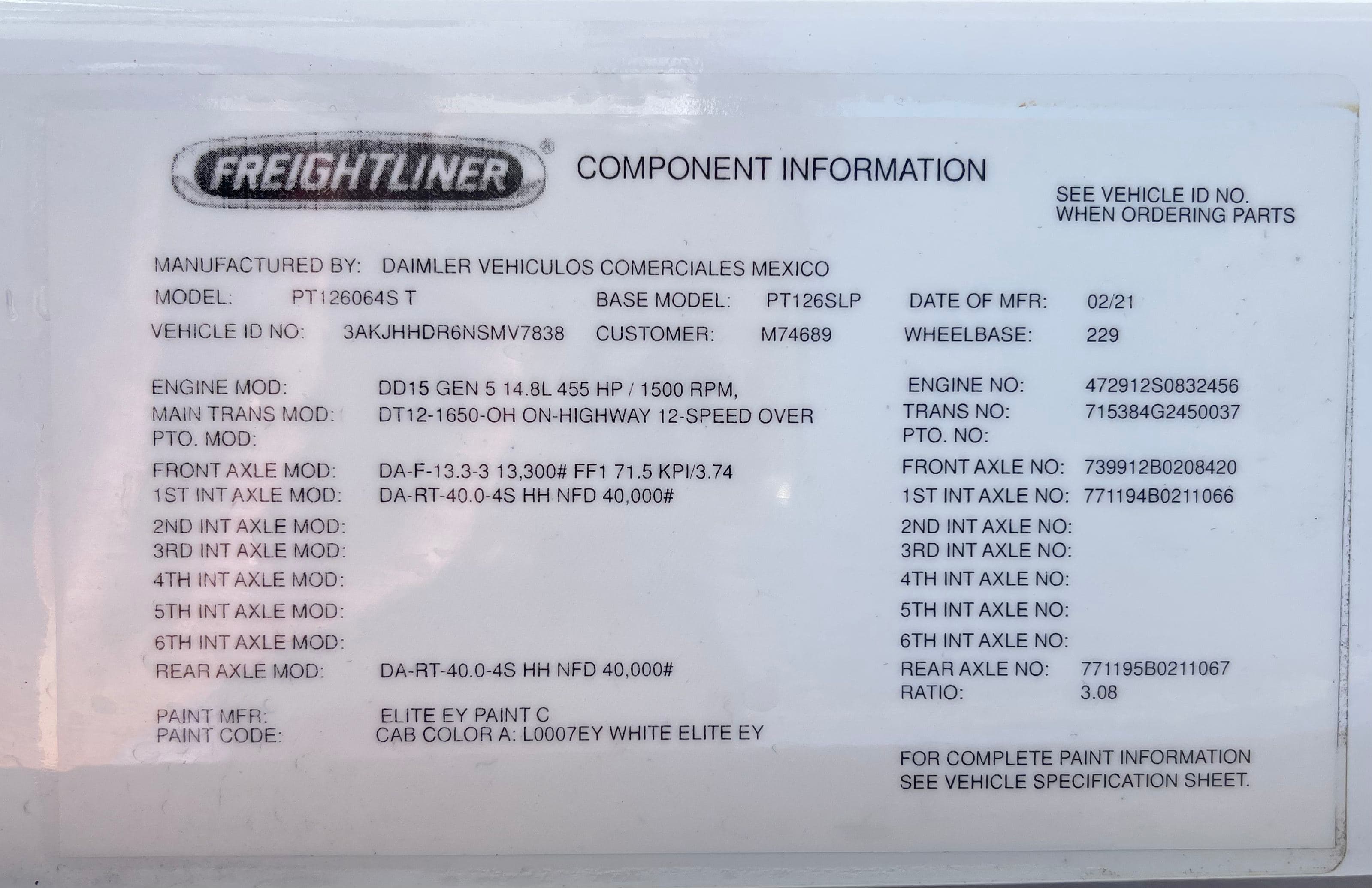 2022 Freightliner Cascadia 126 image 21