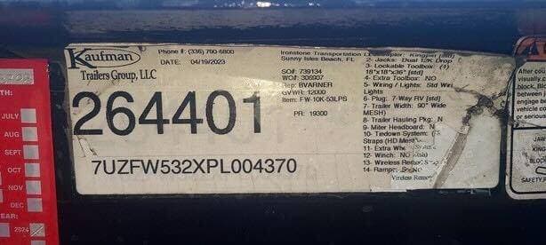 2023 KAUFMAN 53 ft 5 Car image 11