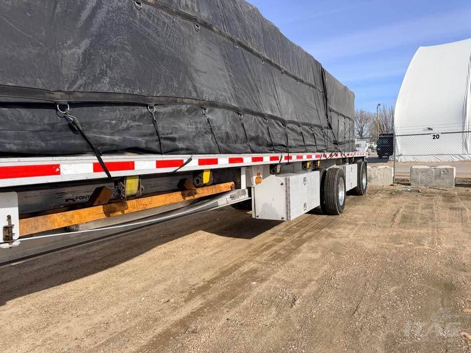 2019 Fontaine Flatbed Trailer - All Aluminum, Aluminum Floor, Spread Axle, Toolboxes image 3