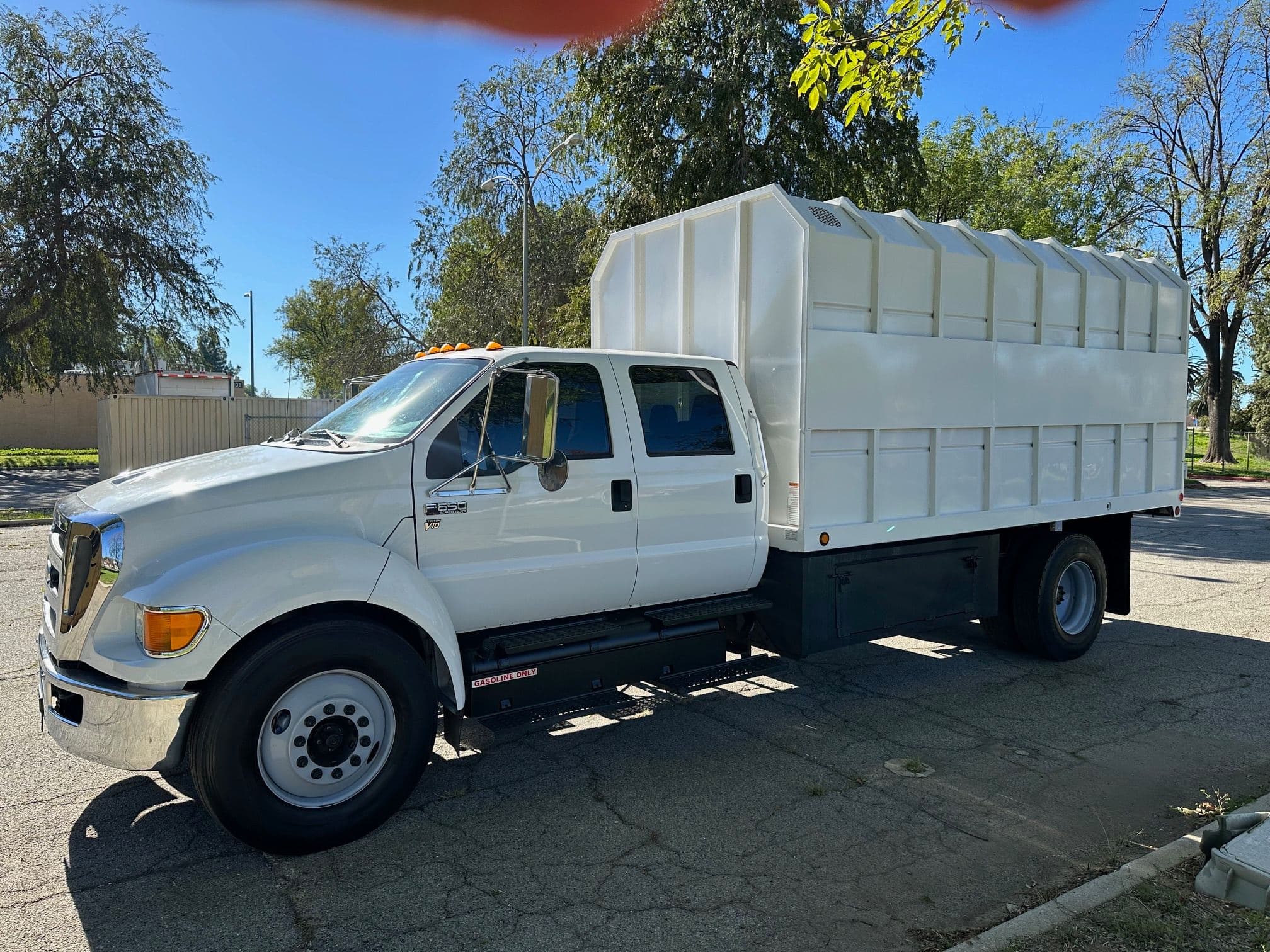 2015 FORD F650 SD Crew Cab Chipper Dump 13409 image 9