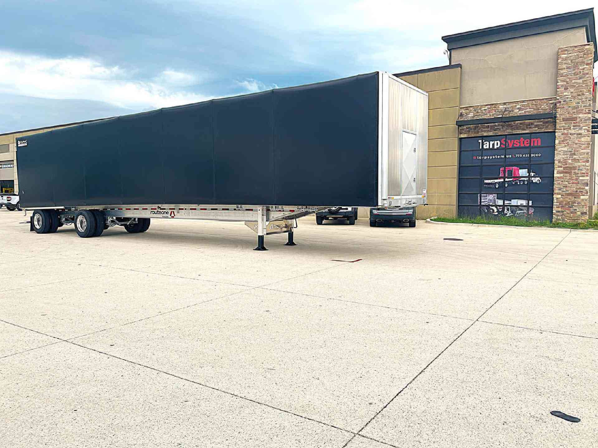 2027 Extreme XP55 Low Profile Flatbed Conestoga TarpStop image 1