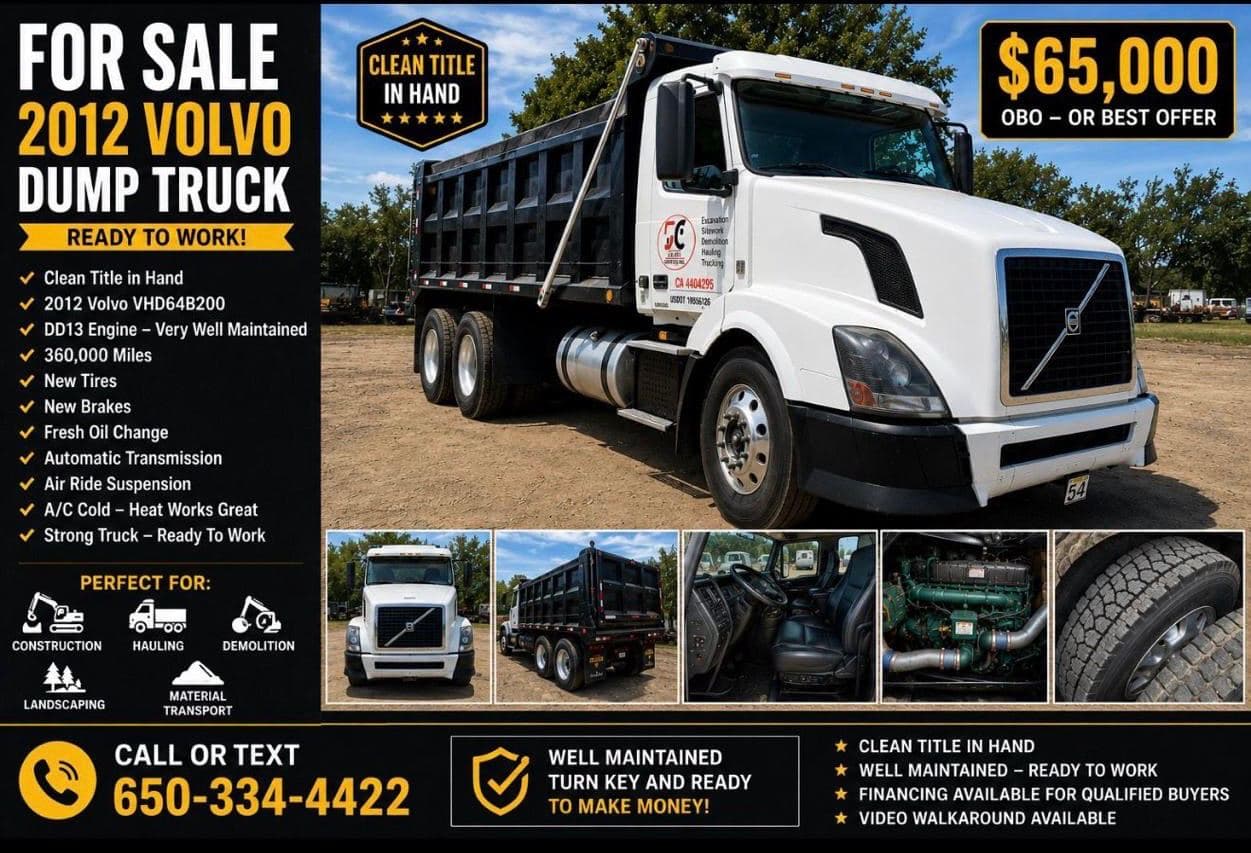 2012 Volvo VHD64F200 image 1