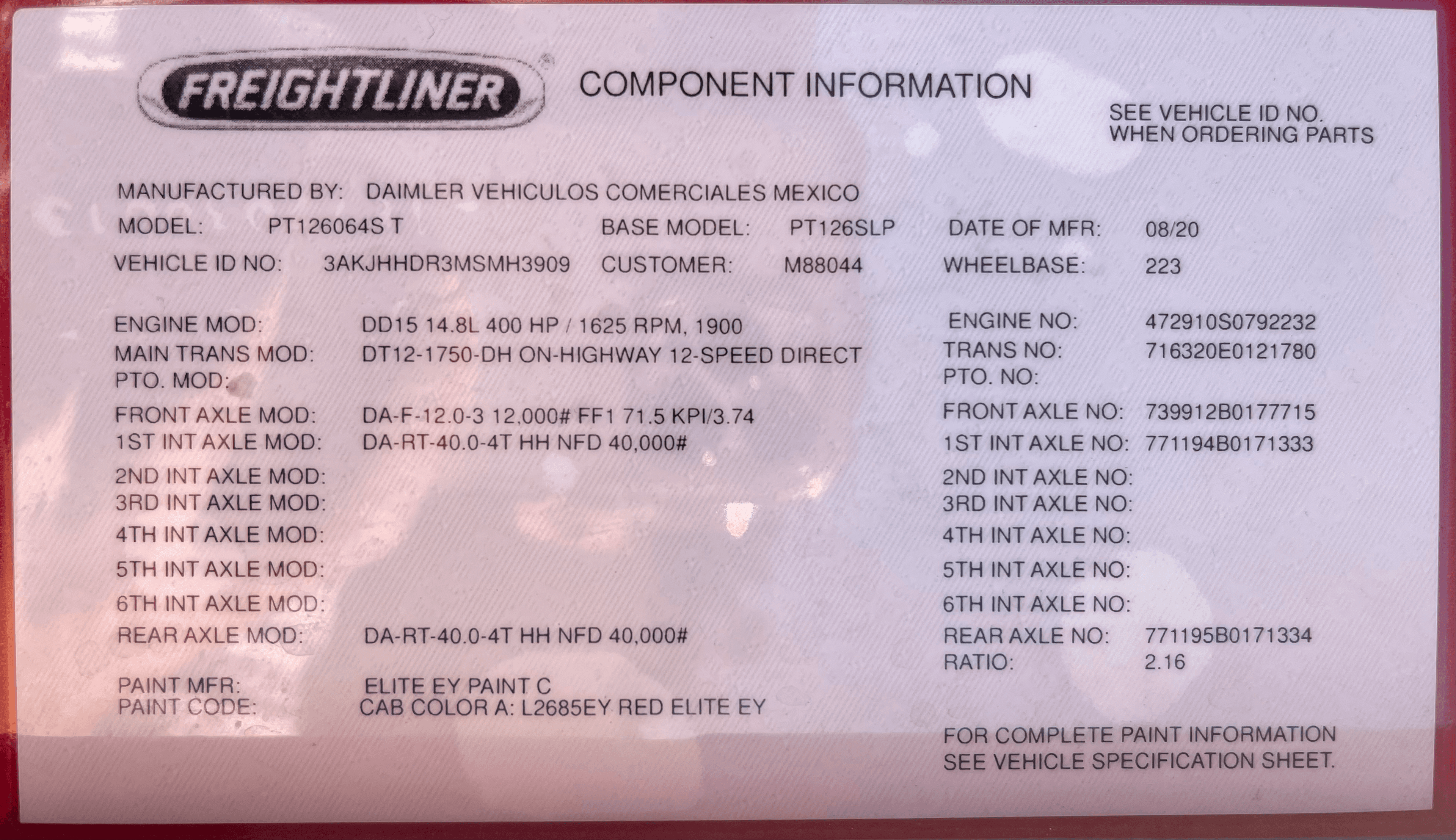 2021 Freightliner Cascadia image 19