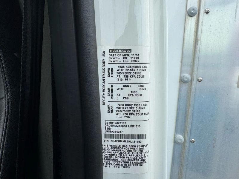 2019 International MV607 image 39