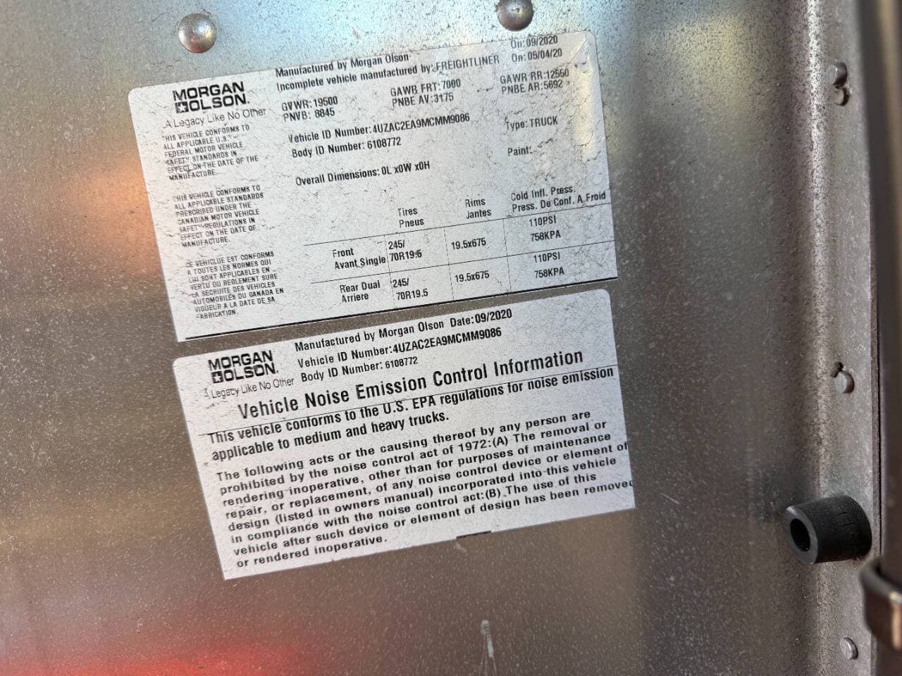 2021 Freightliner MT45 image 8