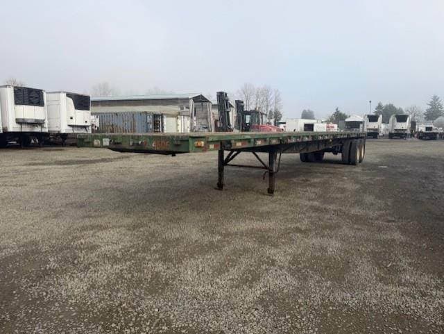1988 Great Dane 45x96 Steel Flatbed Trailer - Spring, Fixed Axle image 2