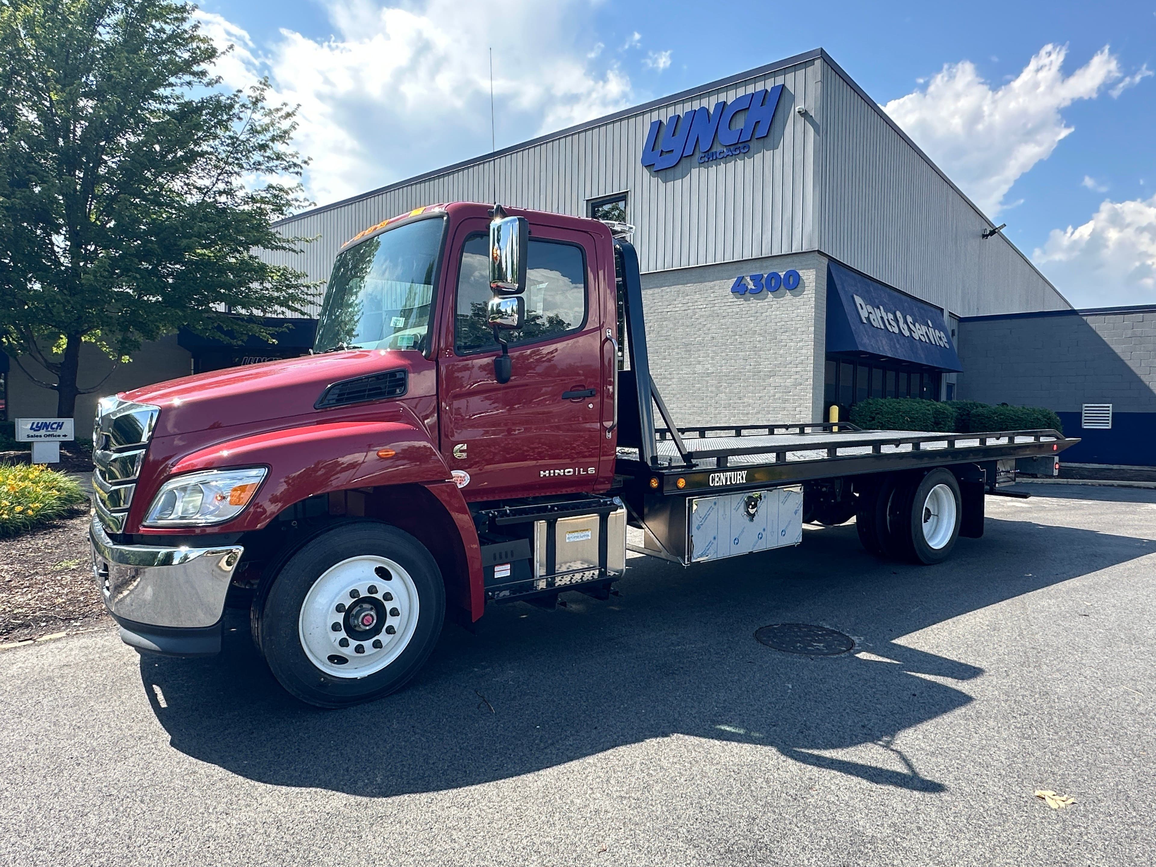 2025 Hino L6 WITH A CENTURY 21.5' STEEL CARRIER  (SK#: 6239C) image 1