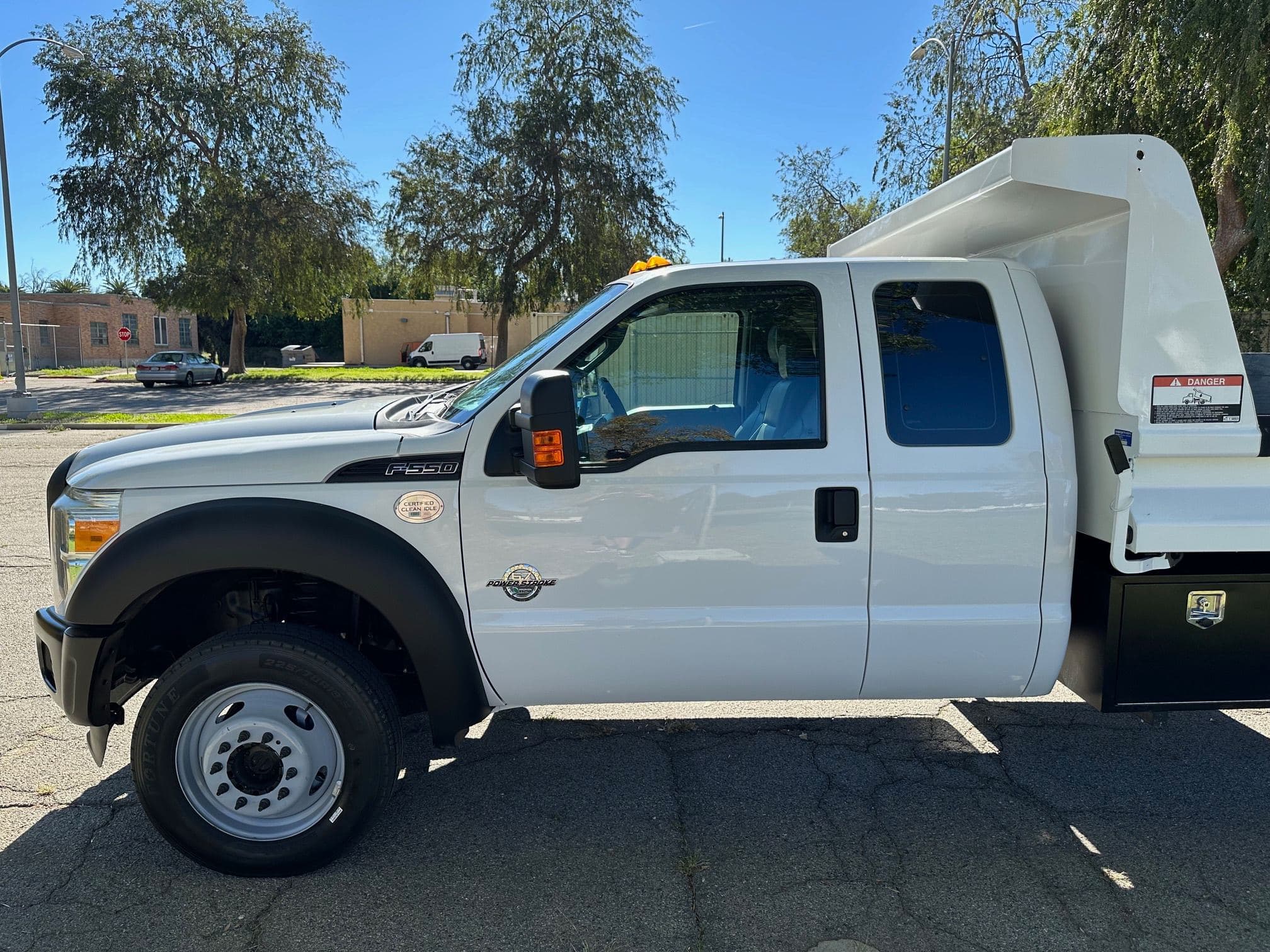 2016 FORD F550 SD 4x4 Extra Cab Gravel Dump Truck 13493 image 19