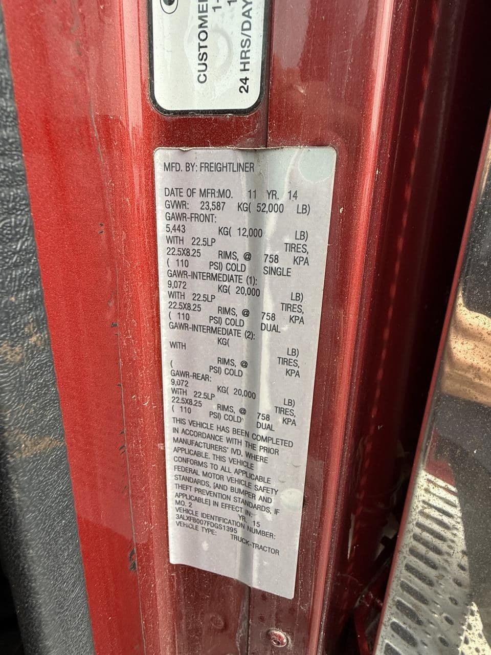 2015 FREIGHTLINER CORONADO 114 MMMCons image 14