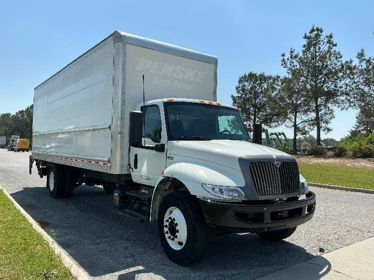 2022 International MV607 Box Truck - 220HP, 6 Speed Automatic, Roll up Door image 1
