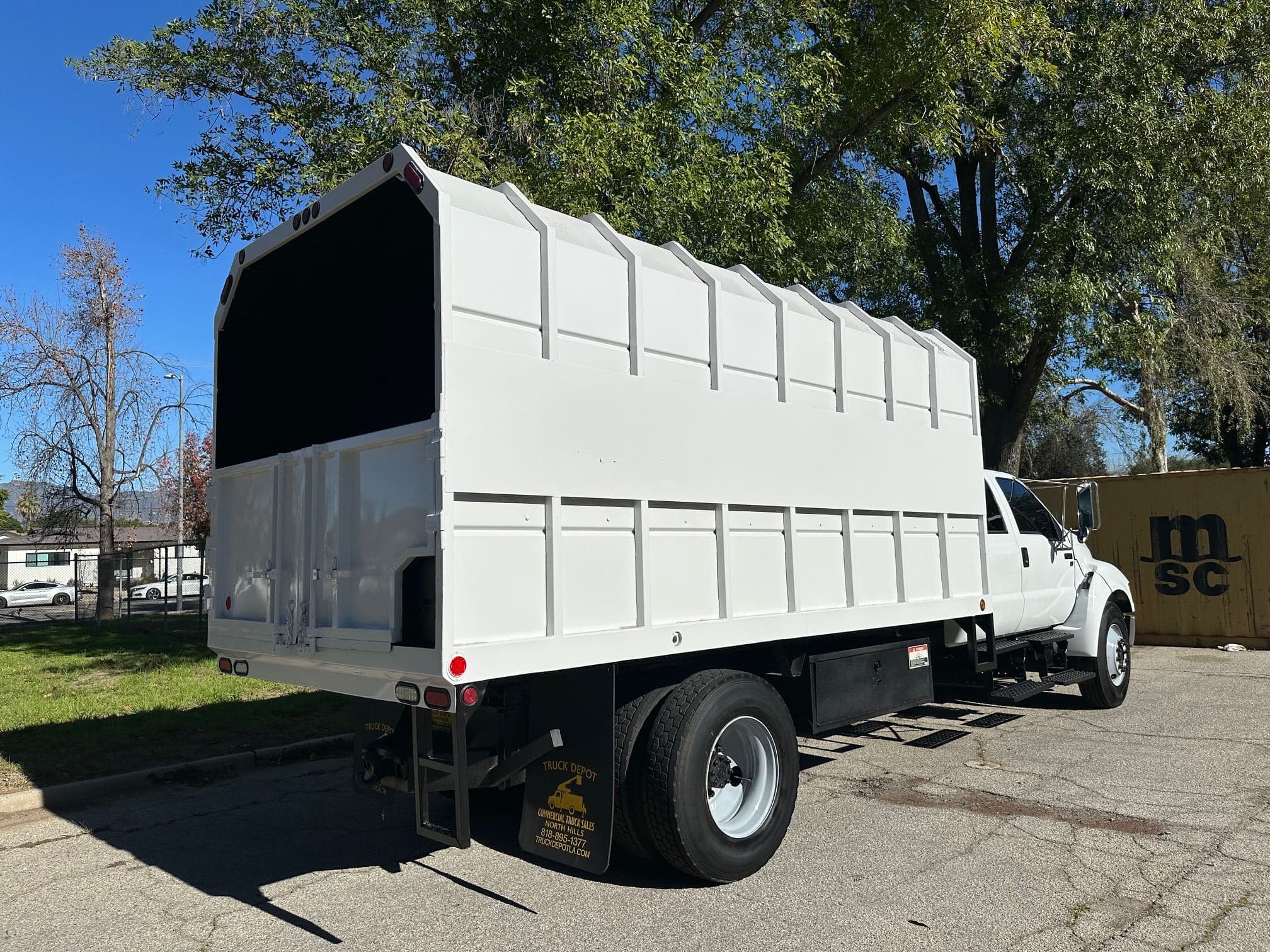 2015 FORD F650 SD Crew Cab Chipper Dump 13409 image 6
