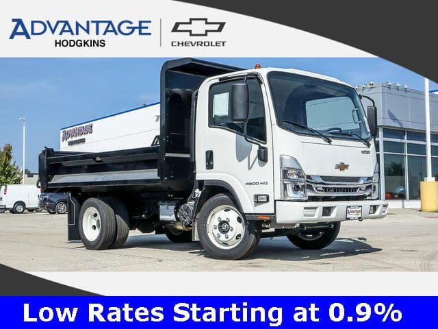 2024 Chevrolet 4500 HG LCF Gas Work Truck 11' Steel Dump Body image 1