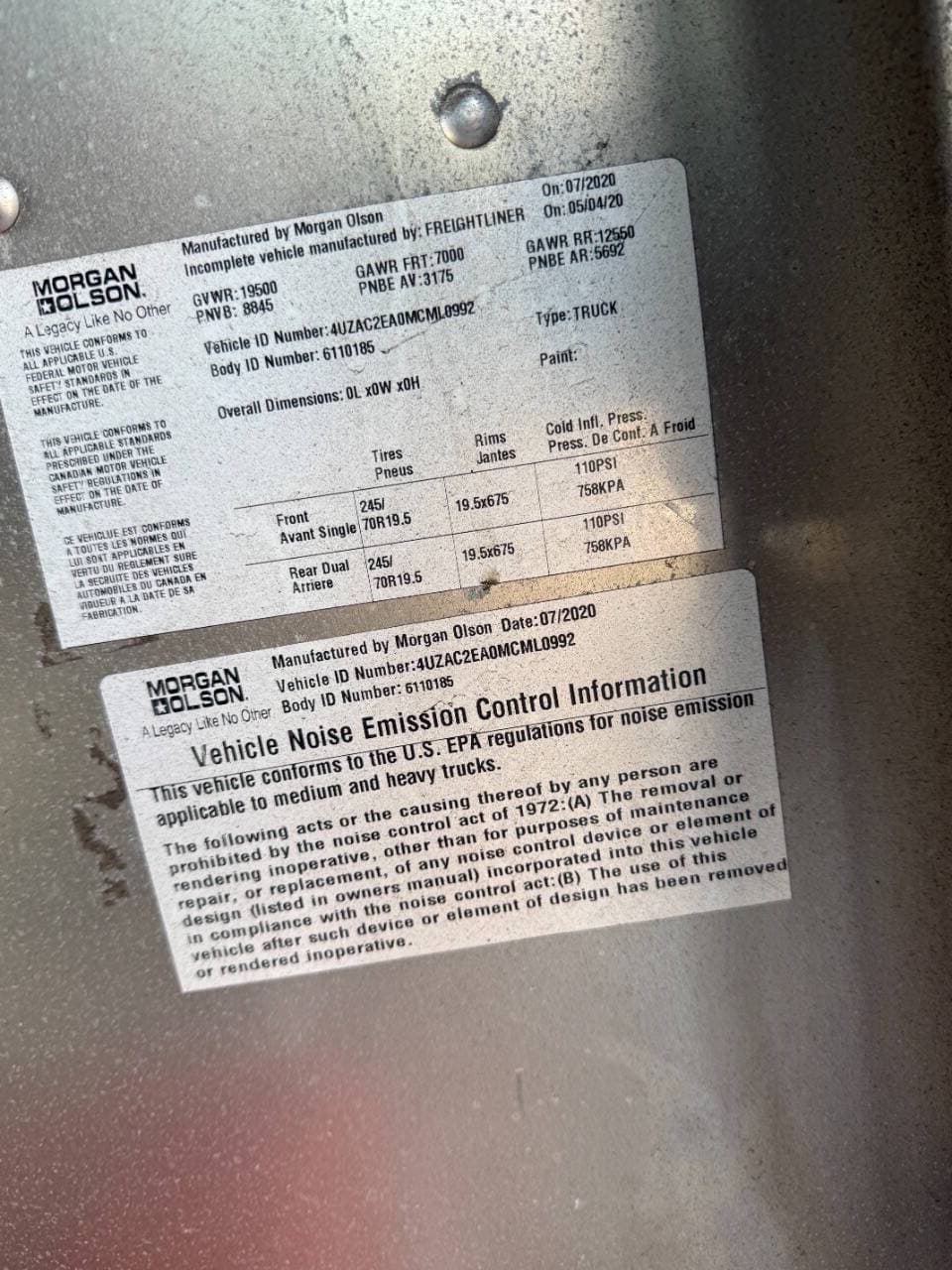 2021 Freightliner MT45 image 9