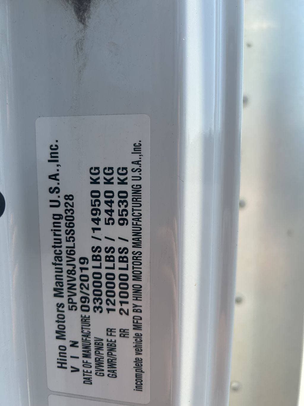 2020 Hino 338 image 14