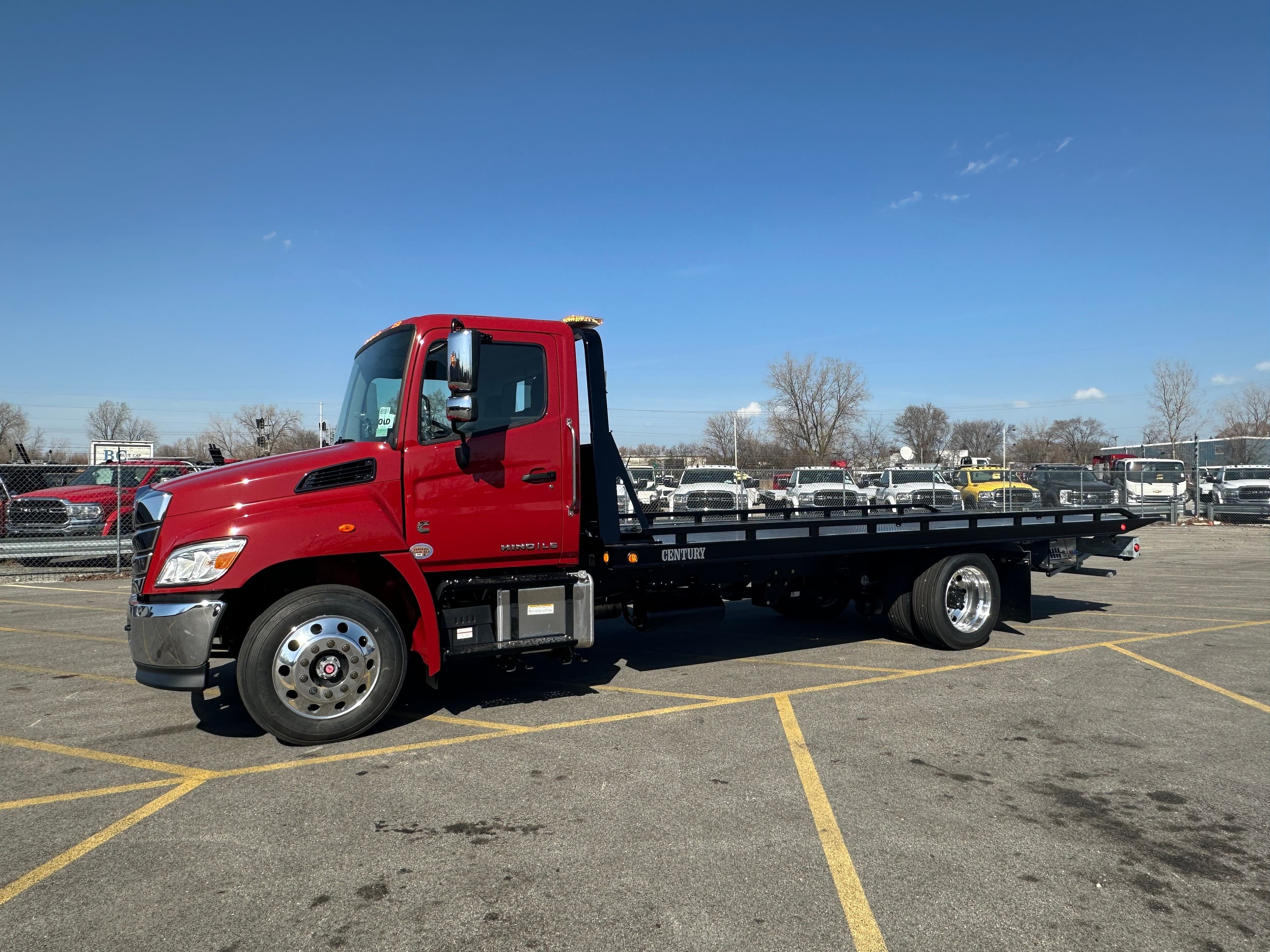 2025 Hino L6 CENTURY 21.5' STEEL CARRIER  (SK#: 6189C) image 2