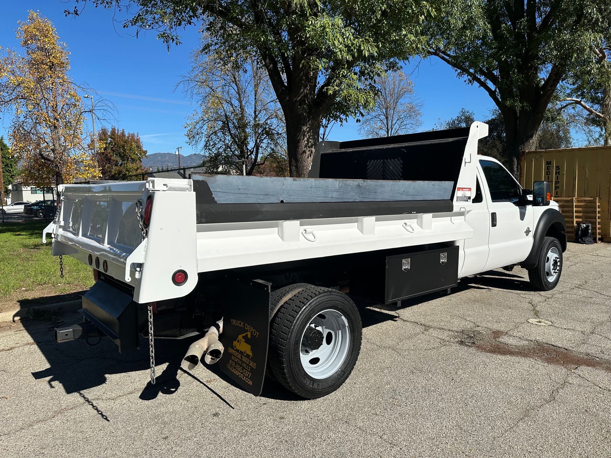 2016 FORD F550 SD 4x4 Extra Cab Gravel Dump Truck 13493 image 8