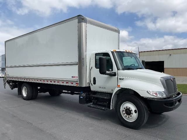 2022 International MV607 Box Truck - 220HP, 6 Speed Automatic, Roll up Door